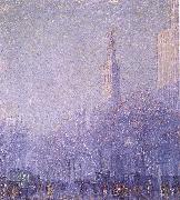F Usher De Voll Madison Square USA oil painting reproduction